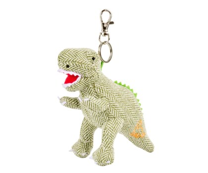 Tweed T Rex Bag Charm website